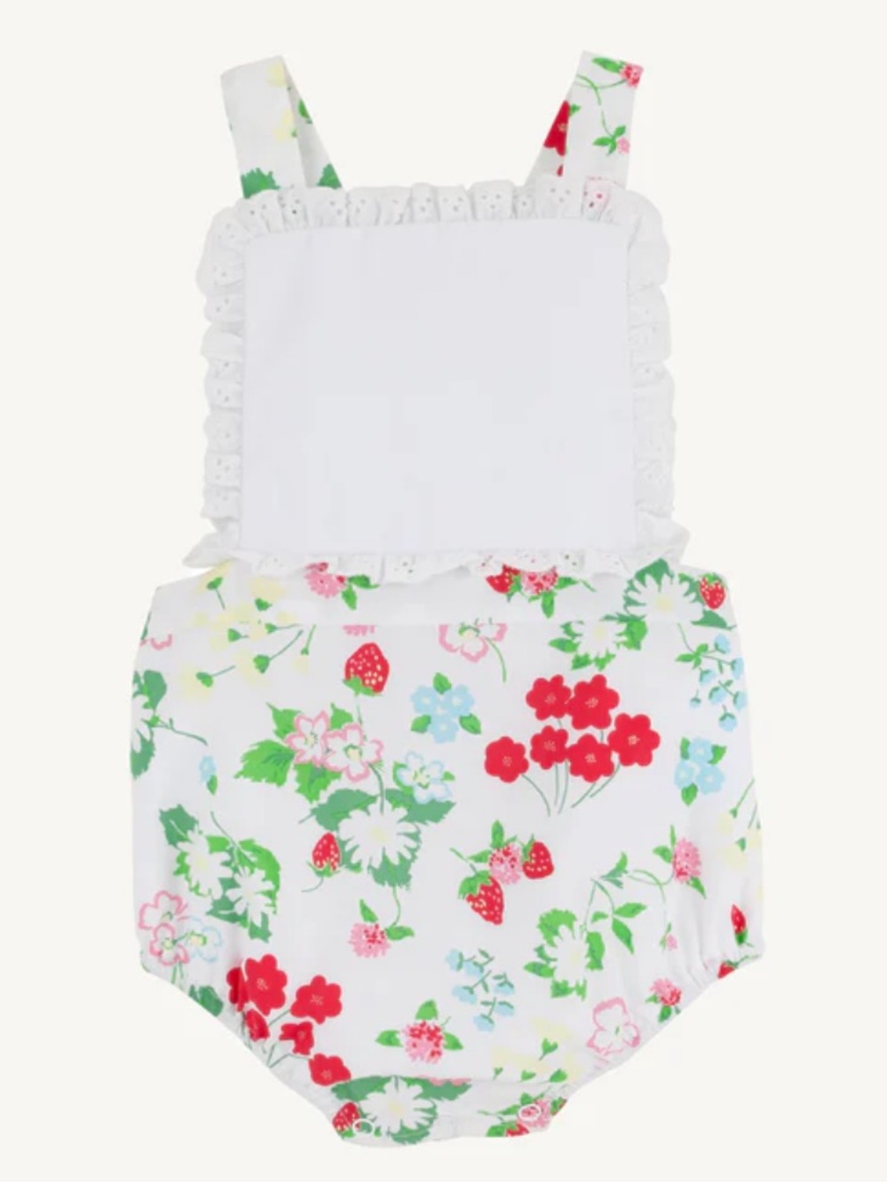 Beaufort Bonnet Company TBBC Strawberry Sunsuit Bubble w Sash  12 18 24 2T 3T